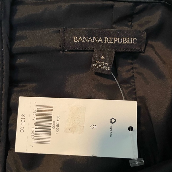 Banana Republic laser cut faux leather skirt NWOT - Picture 7 of 10